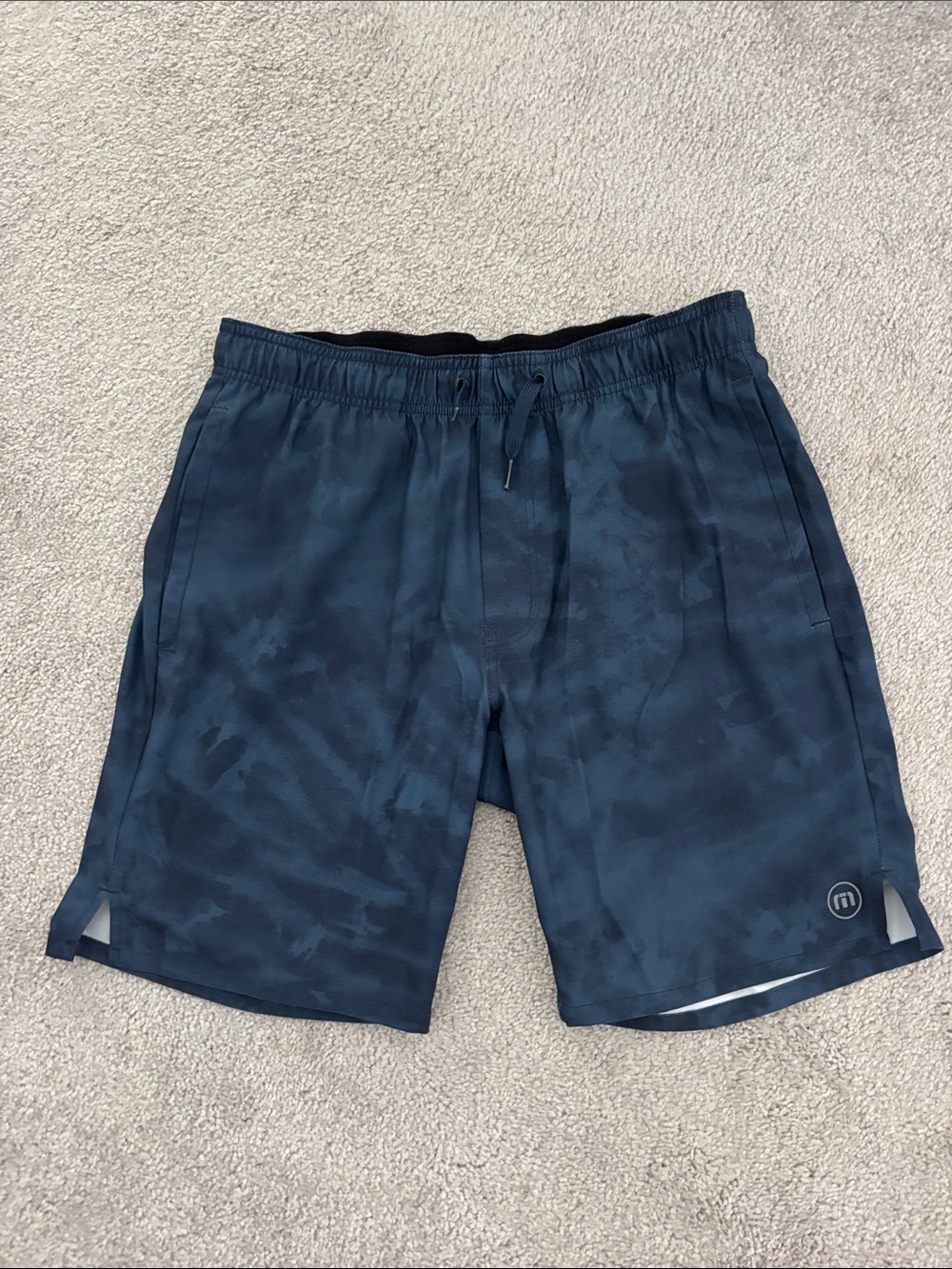Travis Mathew Men's Dark Blue Performance Athletic Shorts